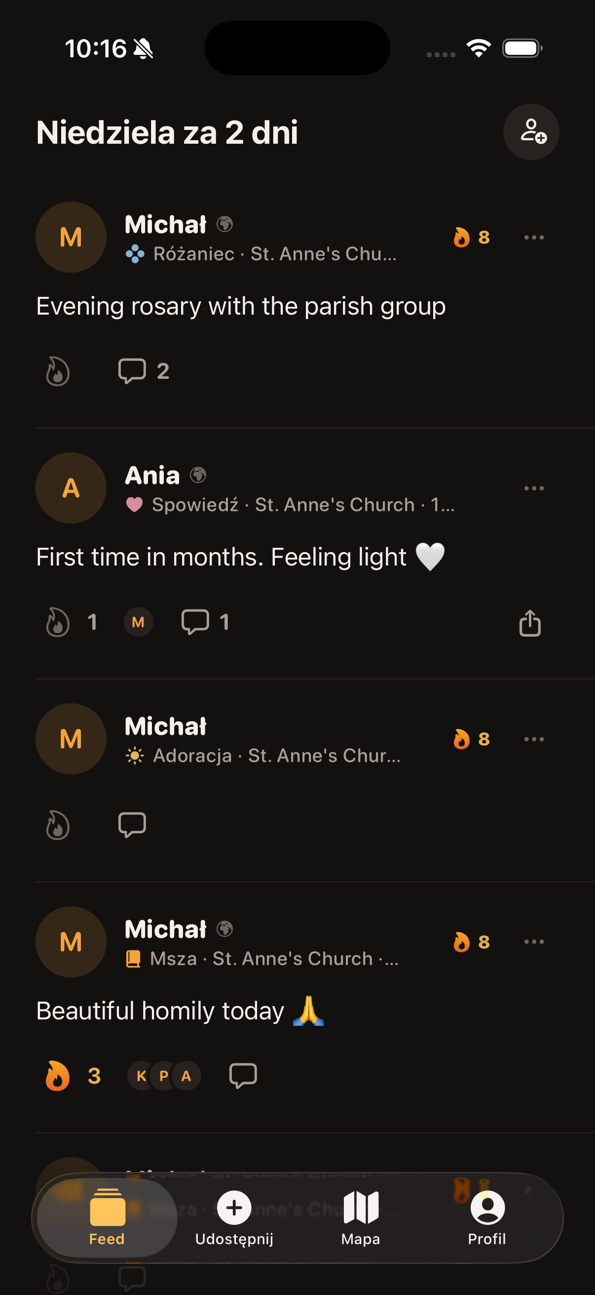Feed w ChurchBuddy